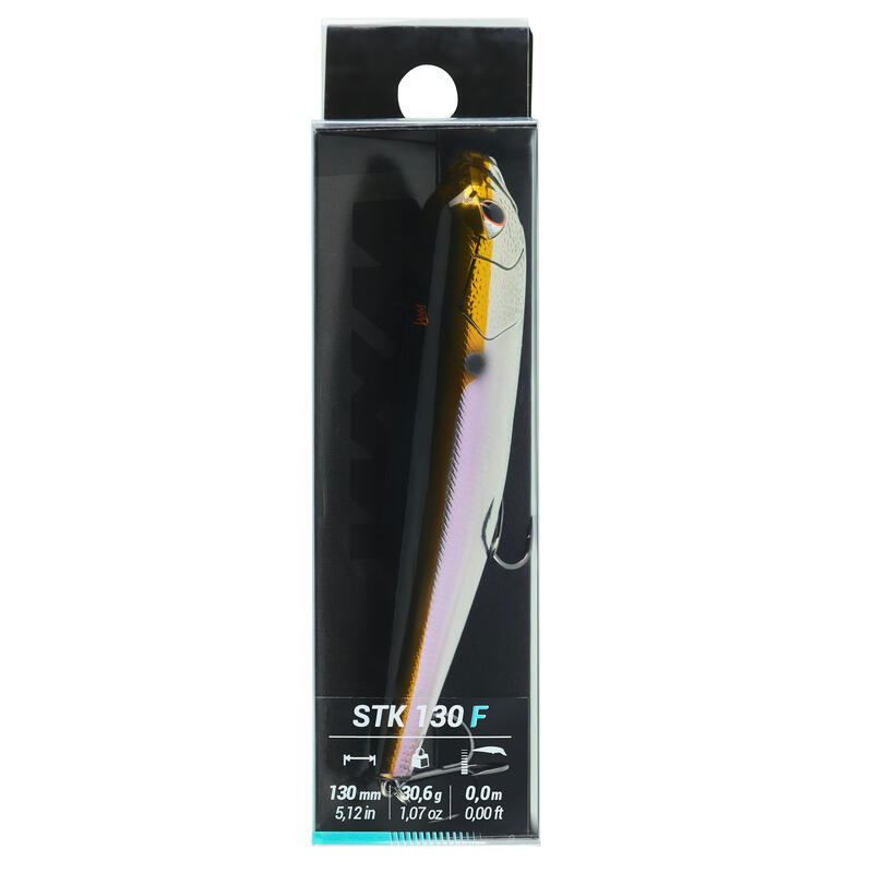 AMOSTRA FLUTUANTE PESCA STICKBAIT WXM STK 130 F ALEVIM