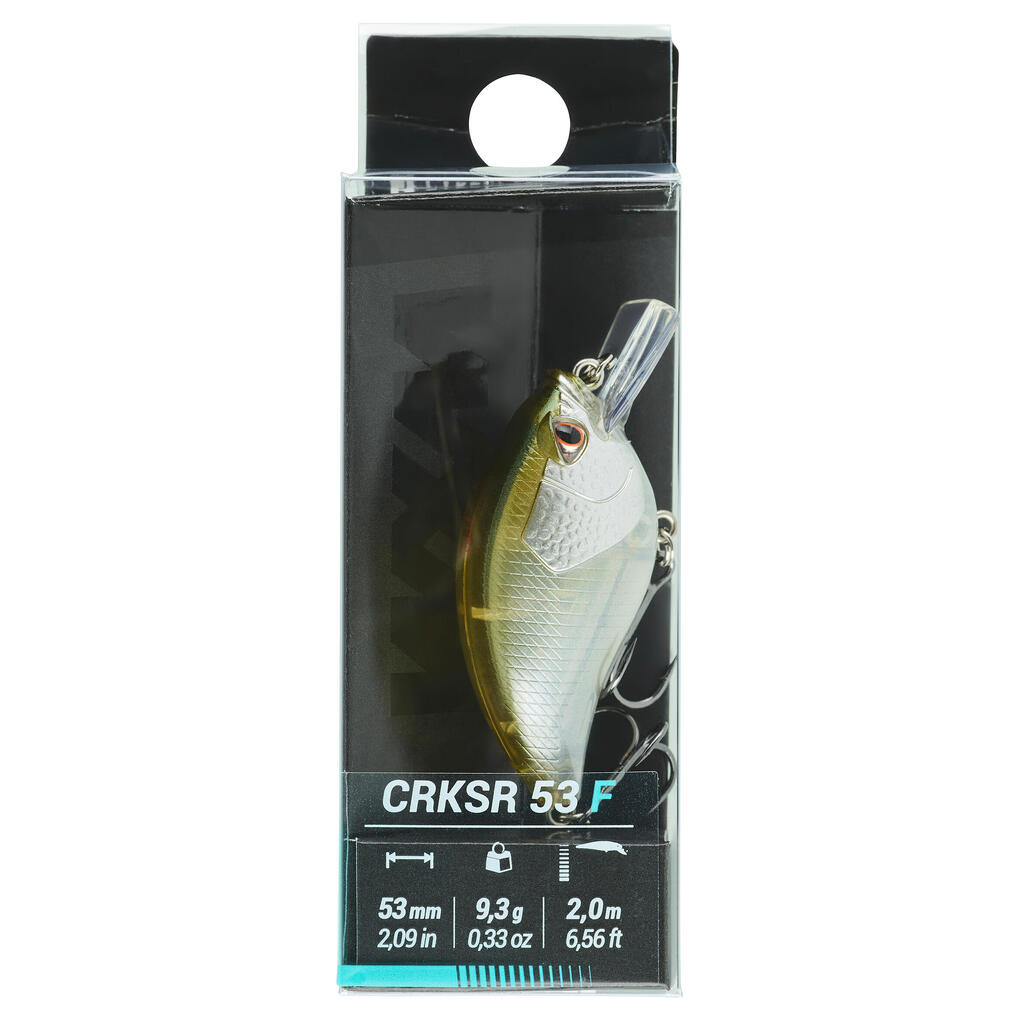 Wobbler Crankbait Shallow Runner WXM CRKSR 53 F brauner Rücken