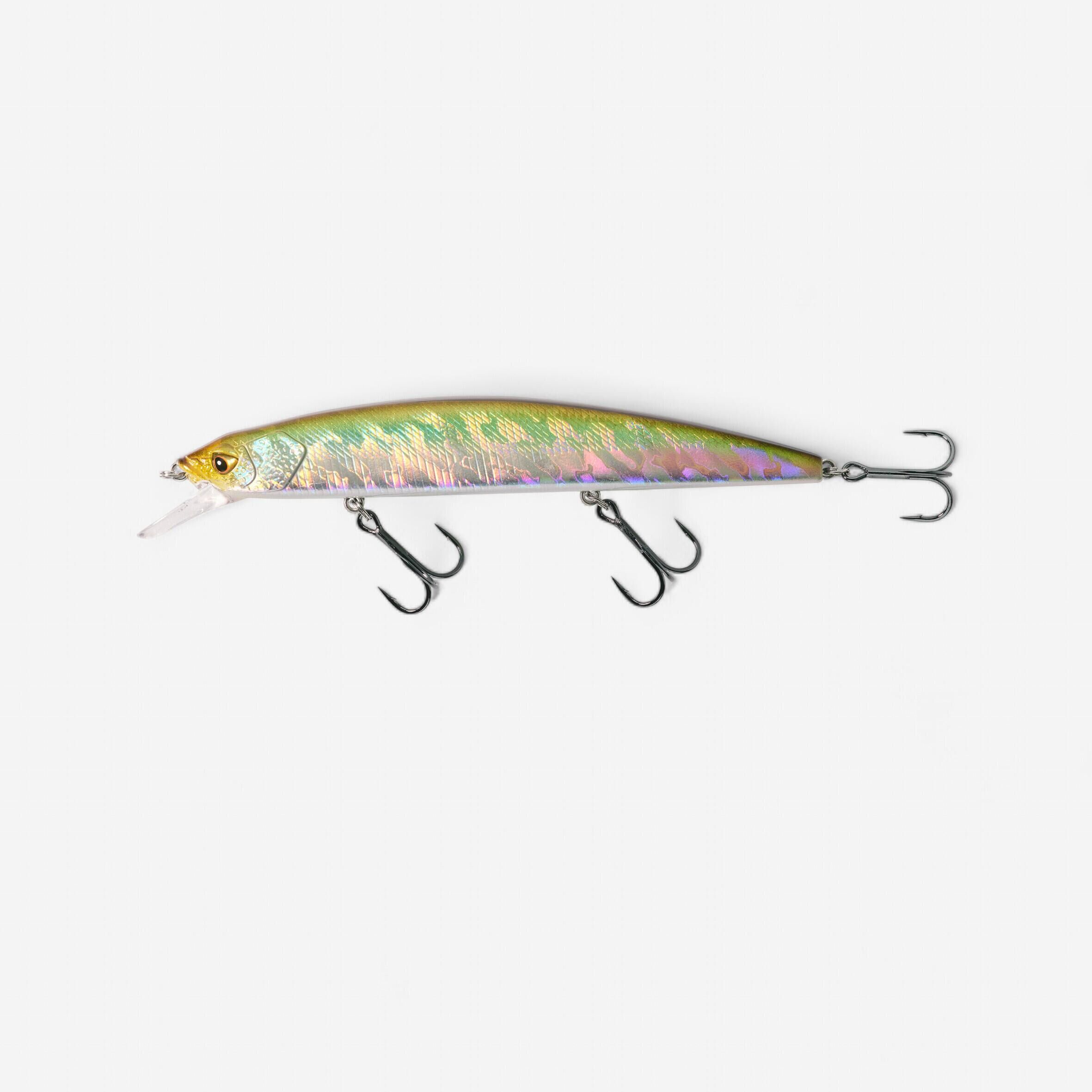 CAPERLAN MINNOW JERKBAIT HARD LURE WXM JKMNW 130 SP - GREEN BACK