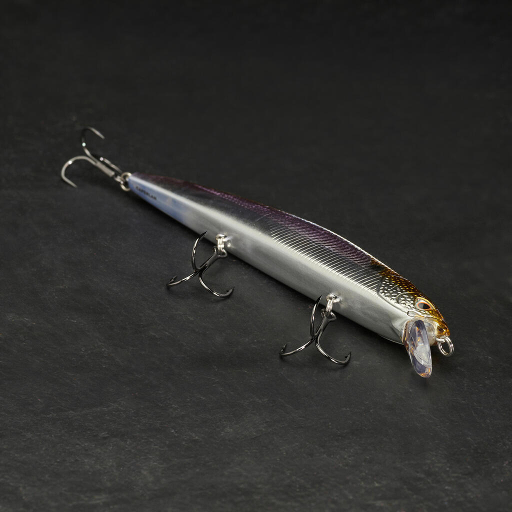 Wobler Jerkbait Minnow WXM JKMNW 130 SP zelený chrbát