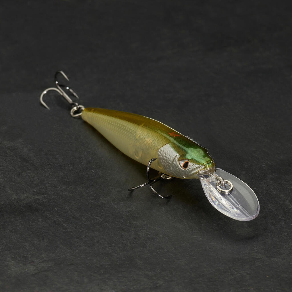 Wobbler Jerkbait Minnow WXM MNWDD 76 SP brauner Rücken