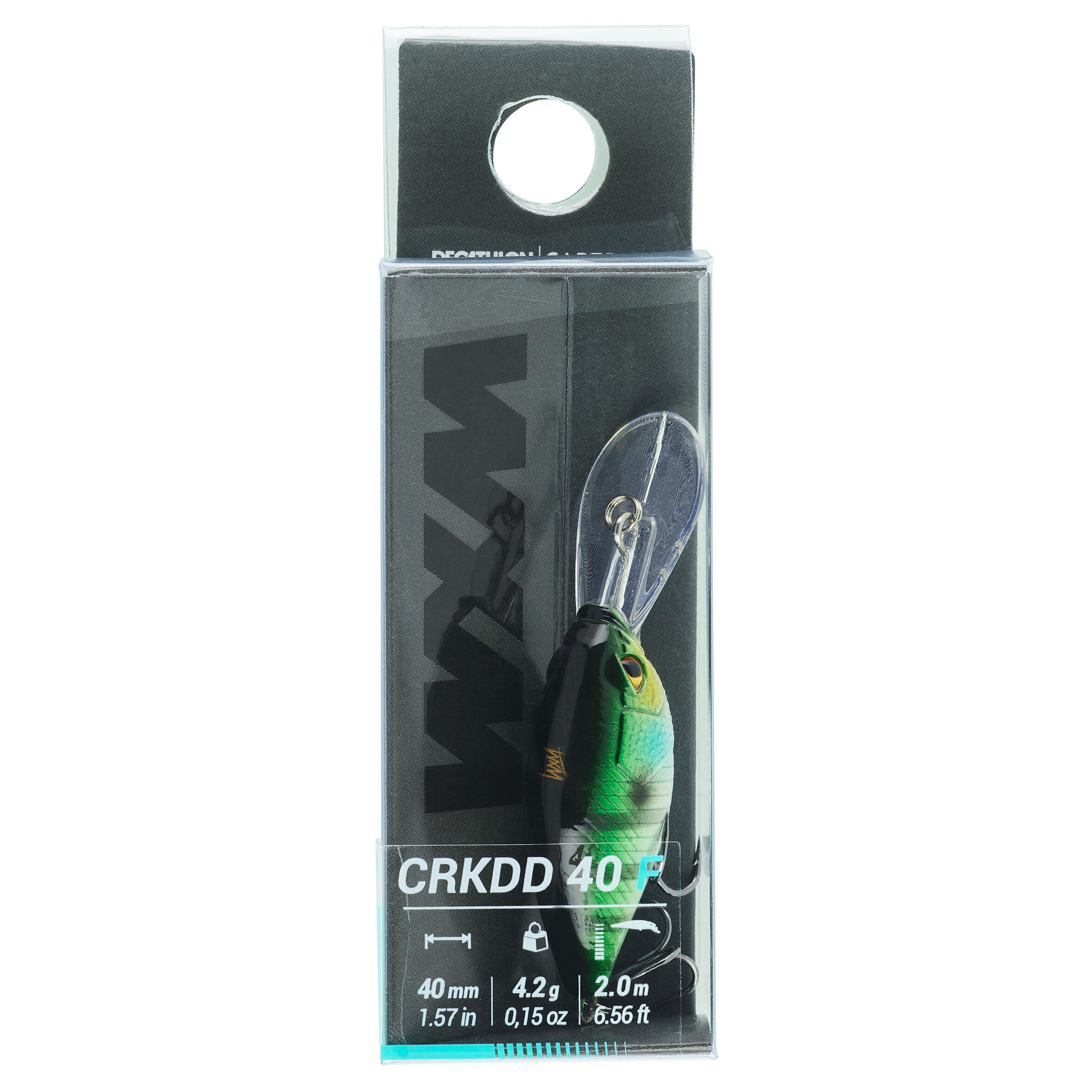CAPERLAN Wobler Crankbait Deep Diving WXM CRKDD 40 F Bluegill bez · záber 5