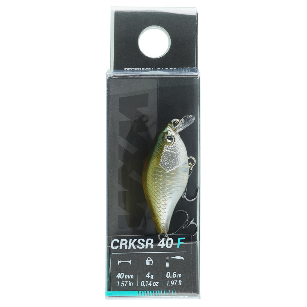 Kieto masalo „Crankbait“ vobleris žvejybai seklumoje „WXM CRKSR 40 F bluegill“