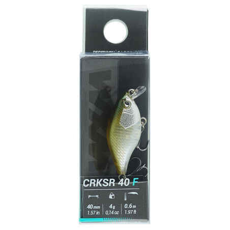 „Crankbait“ vobleris žvejybai seklumoje „WXM CRKSR 40 F“, ruda nugara