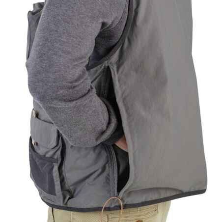 Fishing gilet 500 grey