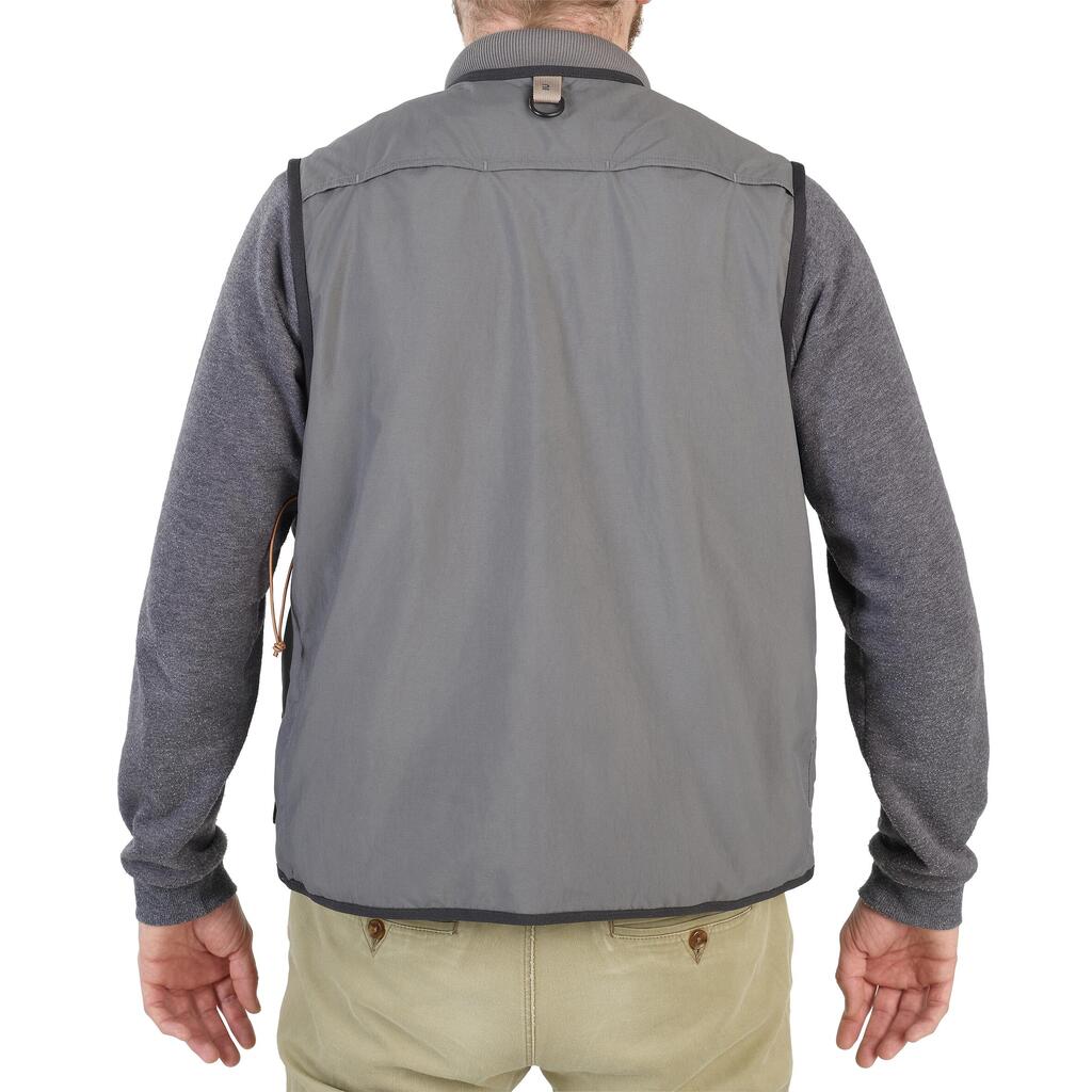 GILET de pêche 500 Gris