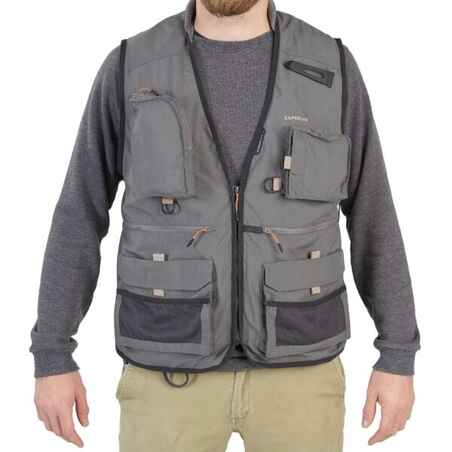 Fishing gilet 500 grey