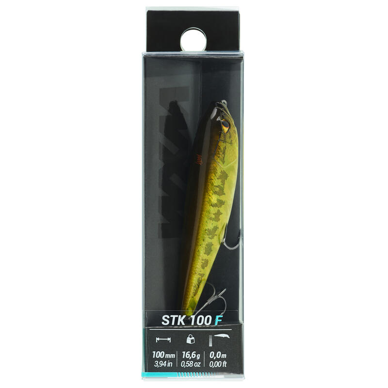 STICKBAIT HARD LURE FOR PERCH WXM STK 100 F CAPERLAN Decathlon