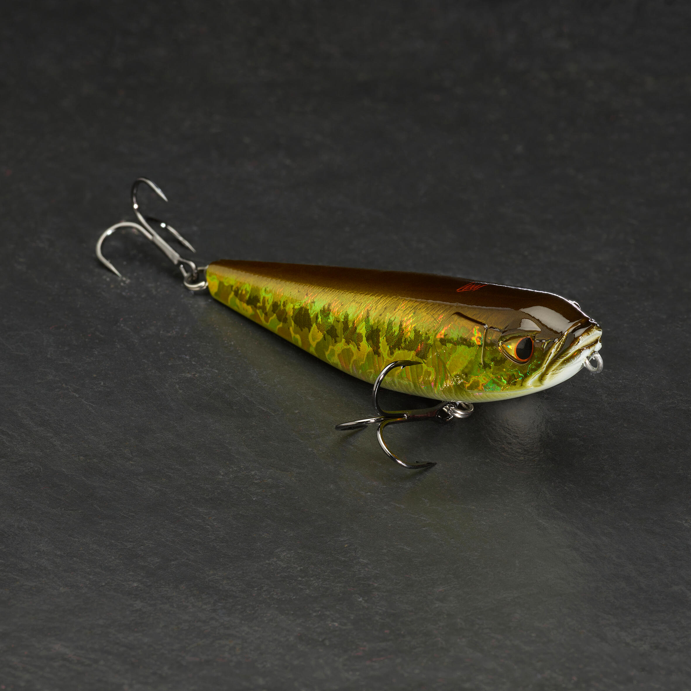 CAPERLAN Wobler Stickbait WXM STK 100 F Black Bass bez · záber 3
