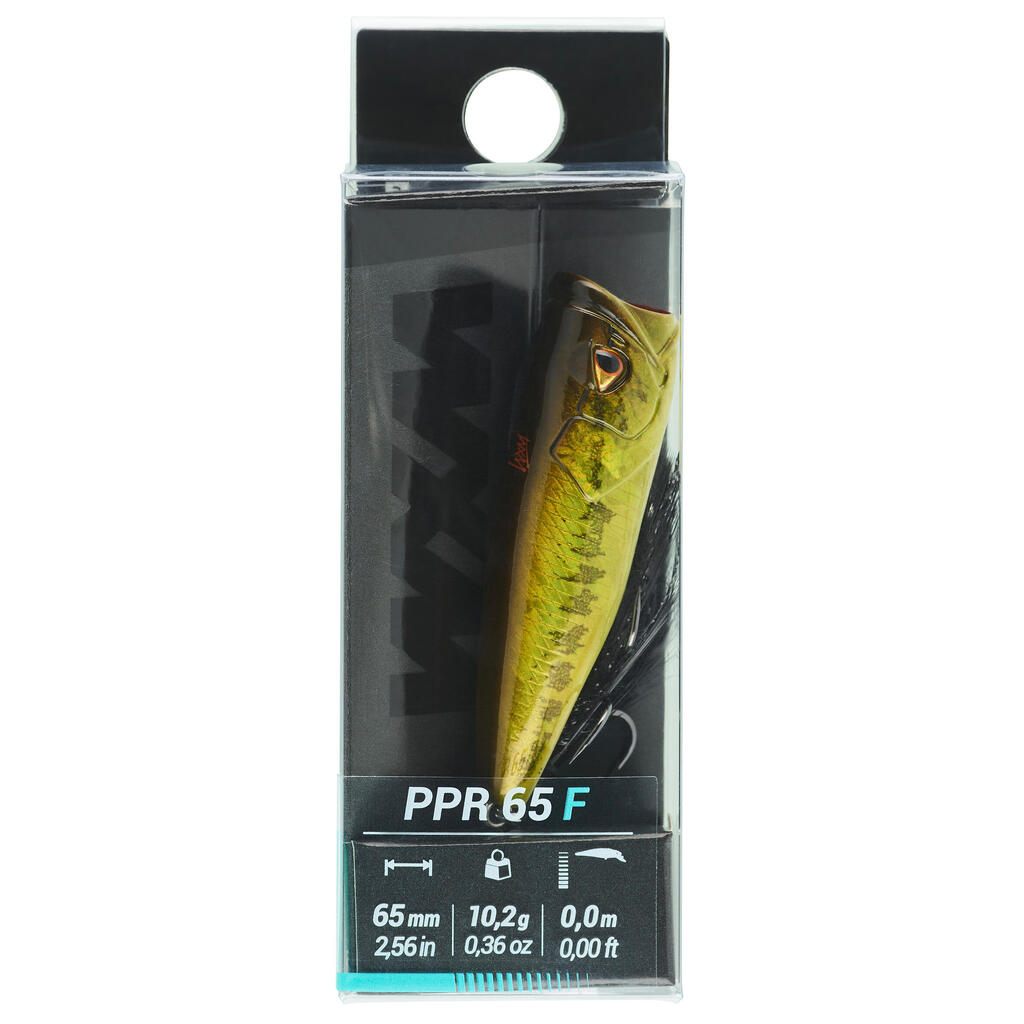 POPPER HARD LURE WXM PPR 65 F - GREEN BACK