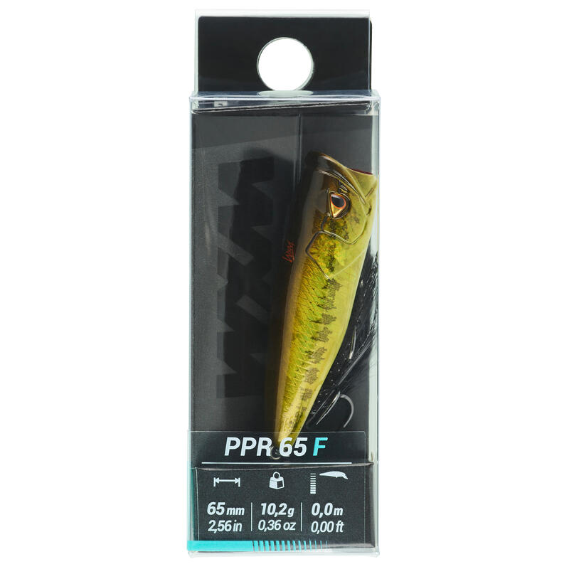 Wobler Popper WXM PPR 65 F Black Bass