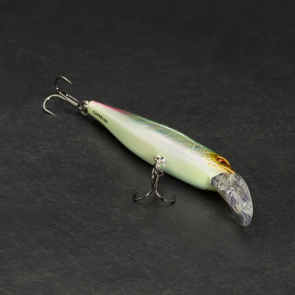 Wobbler Jerkbait Minnow WXM MNWDD 76 SP brauner Rücken