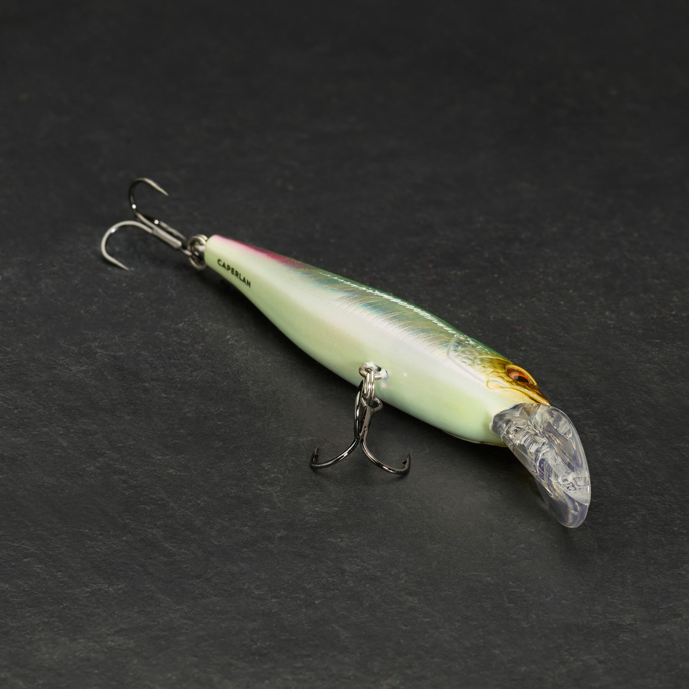 Minnow Jerkbait Hard Lure - WXM MNWDD 76 SP Green Back - CAPERLAN