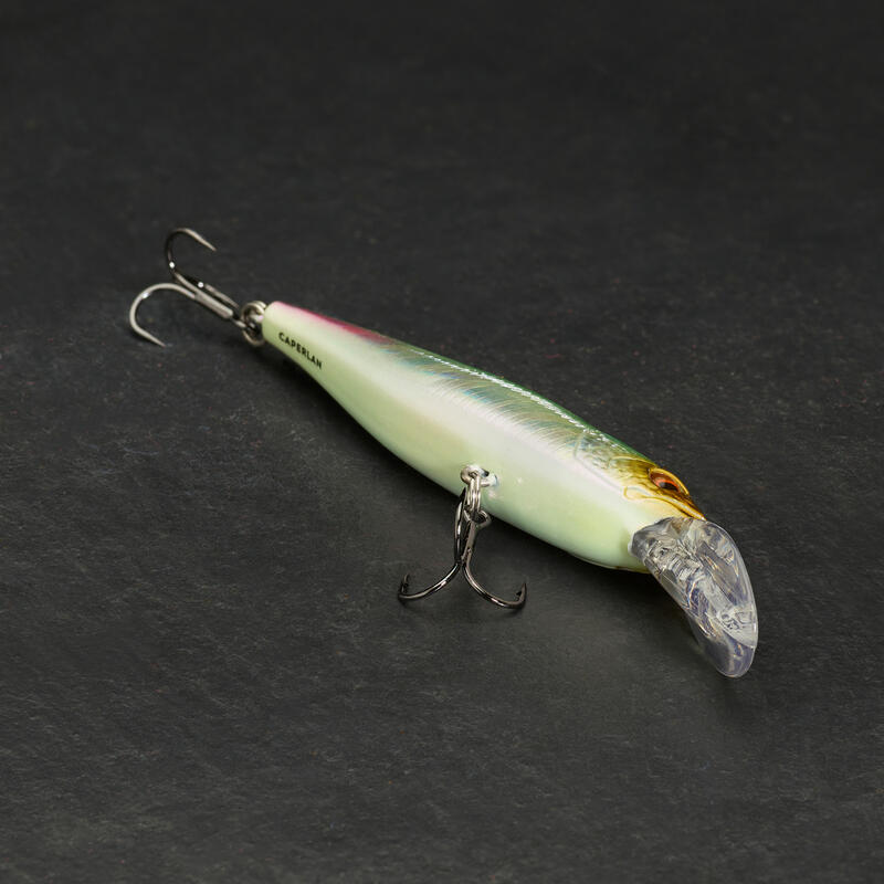 Plug JERKBAIT MINNOW WXM MNWDD 76 SP groene rug