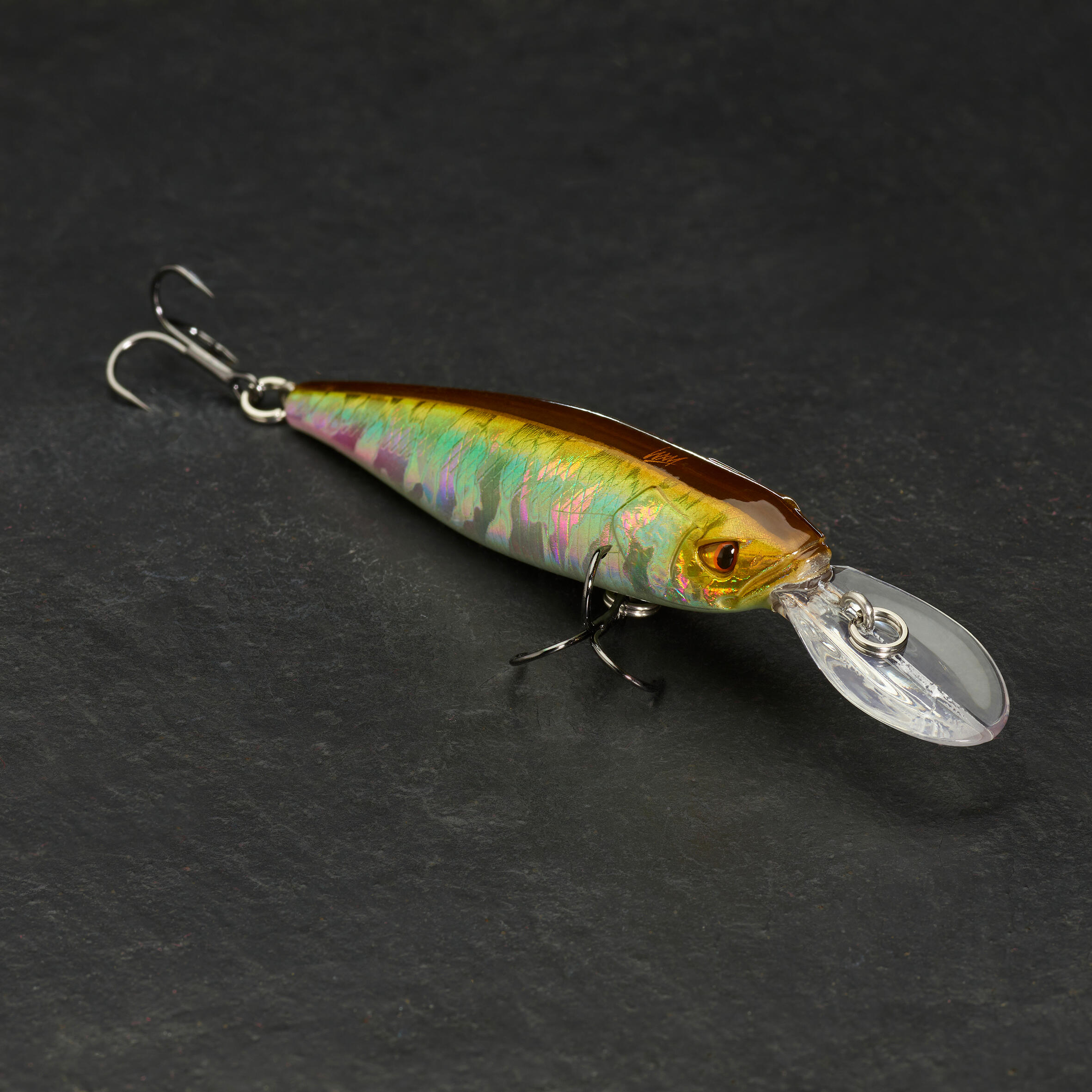 Minnow Jerkbait Hard Lure - WXM MNWDD 76 SP Green Back - CAPERLAN