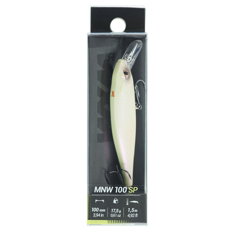 Nălucă MNW 100 SP WHITE PESCUIT LA RĂPITORI 