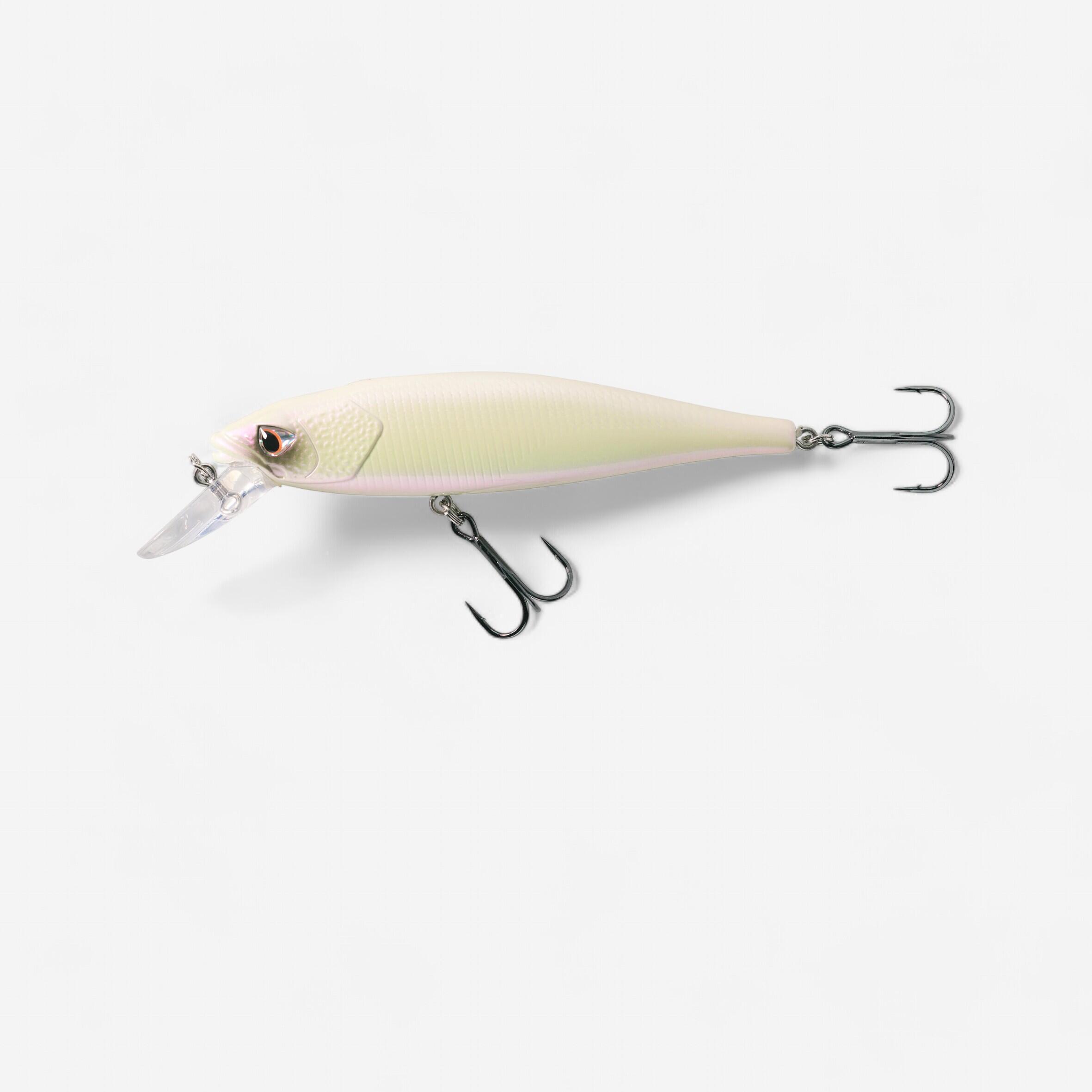 MINNOW JERKBAIT HARD LURE WXM MNW 100 SP - WHITE 1/4