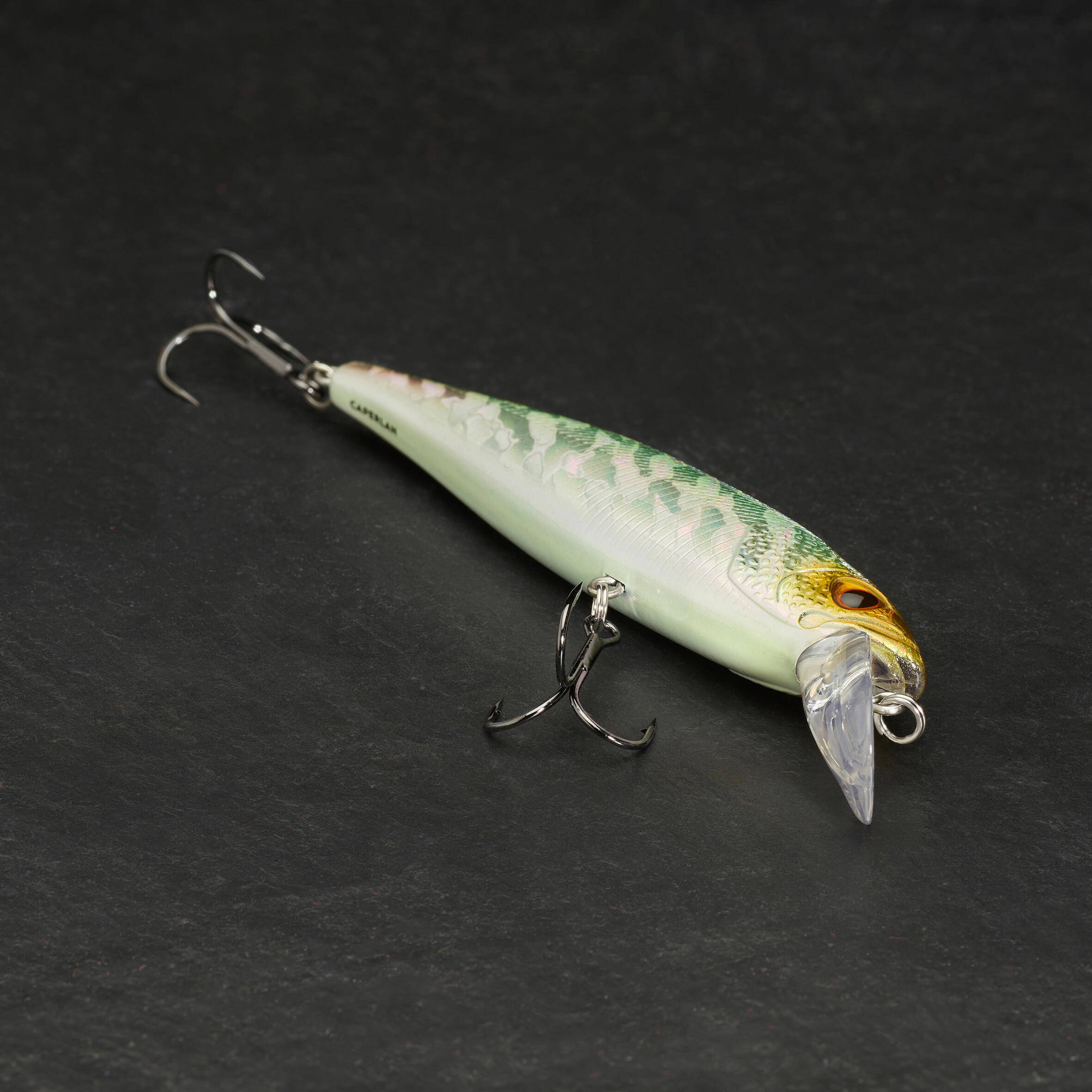 MINNOW JERKBAIT HARD LURE WXM MNW 100 SP - GREEN BACK 3/4