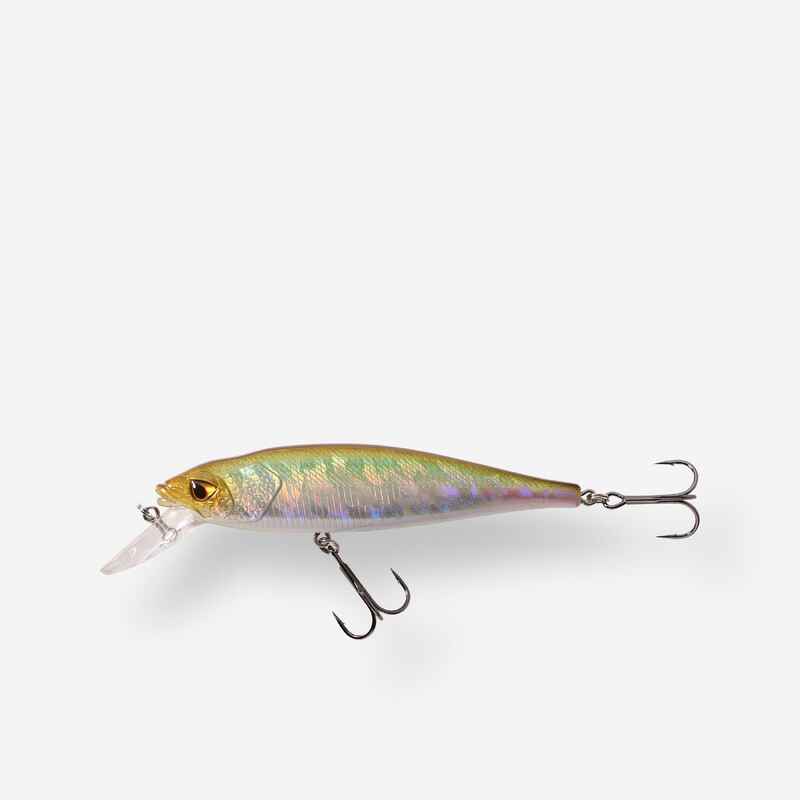 ВОБЛЕР ТИП ДЖЕРКБЕЙТ MINNOW WXM MNW 100 SP, СЪС ЗЕЛЕН ГРЪБ ВОБЛЕР ТИП ДЖЕРКБЕЙТ MINNOW WXM MNW 100 SP, СЪС ЗЕЛЕН ГРЪБ