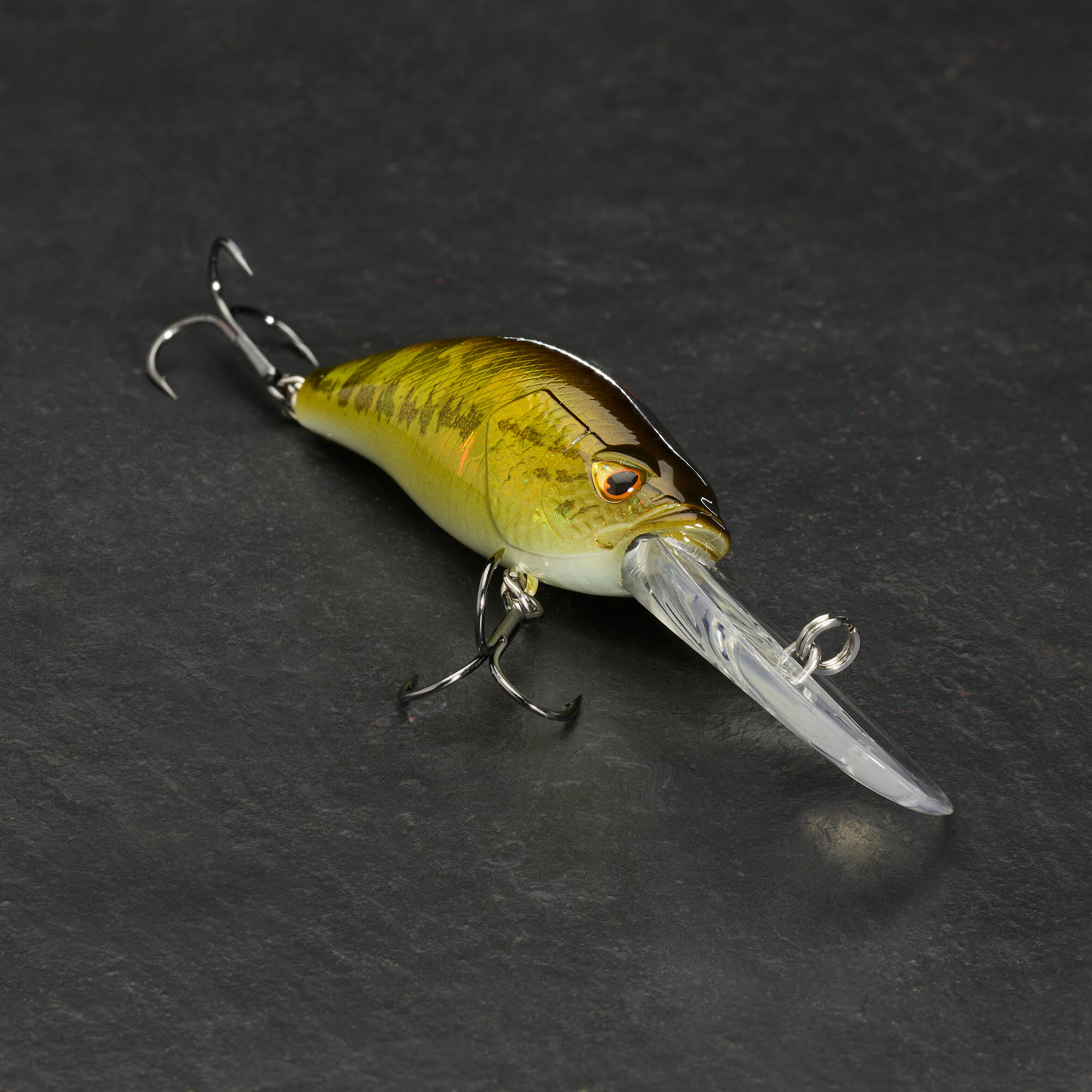 CAPERLAN Wobler Deep Crankbait WXM CRKDD 60 F Black Bass bez · záber 4