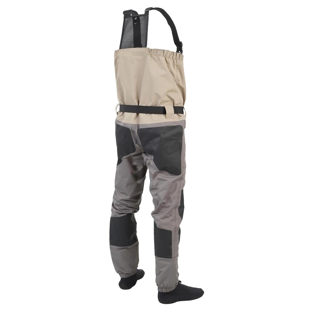 Fishing breathable waders with neoprene booties - WDS 500 BR-S