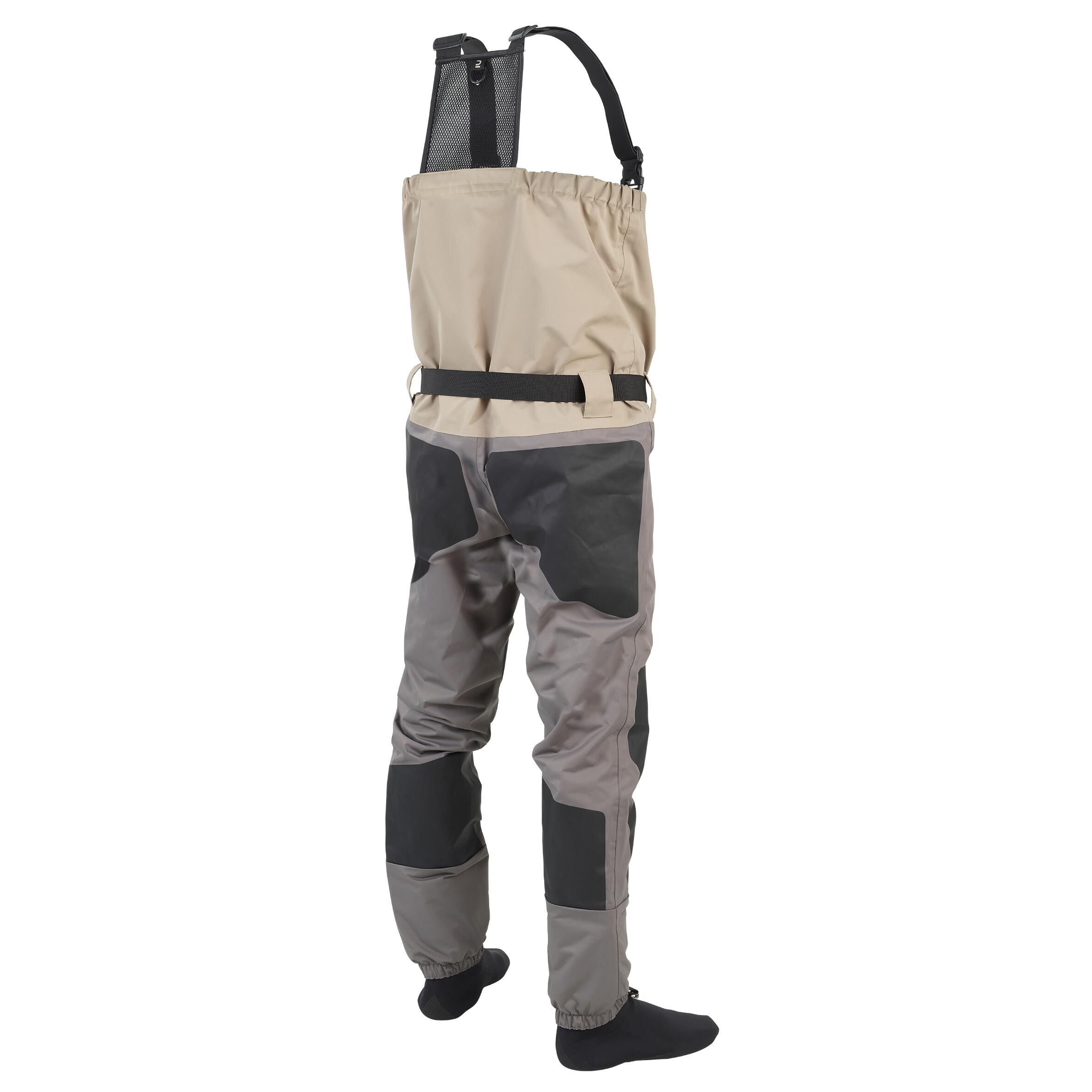 Fishing breathable waders with neoprene booties - WDS 500 BR-S 10/10