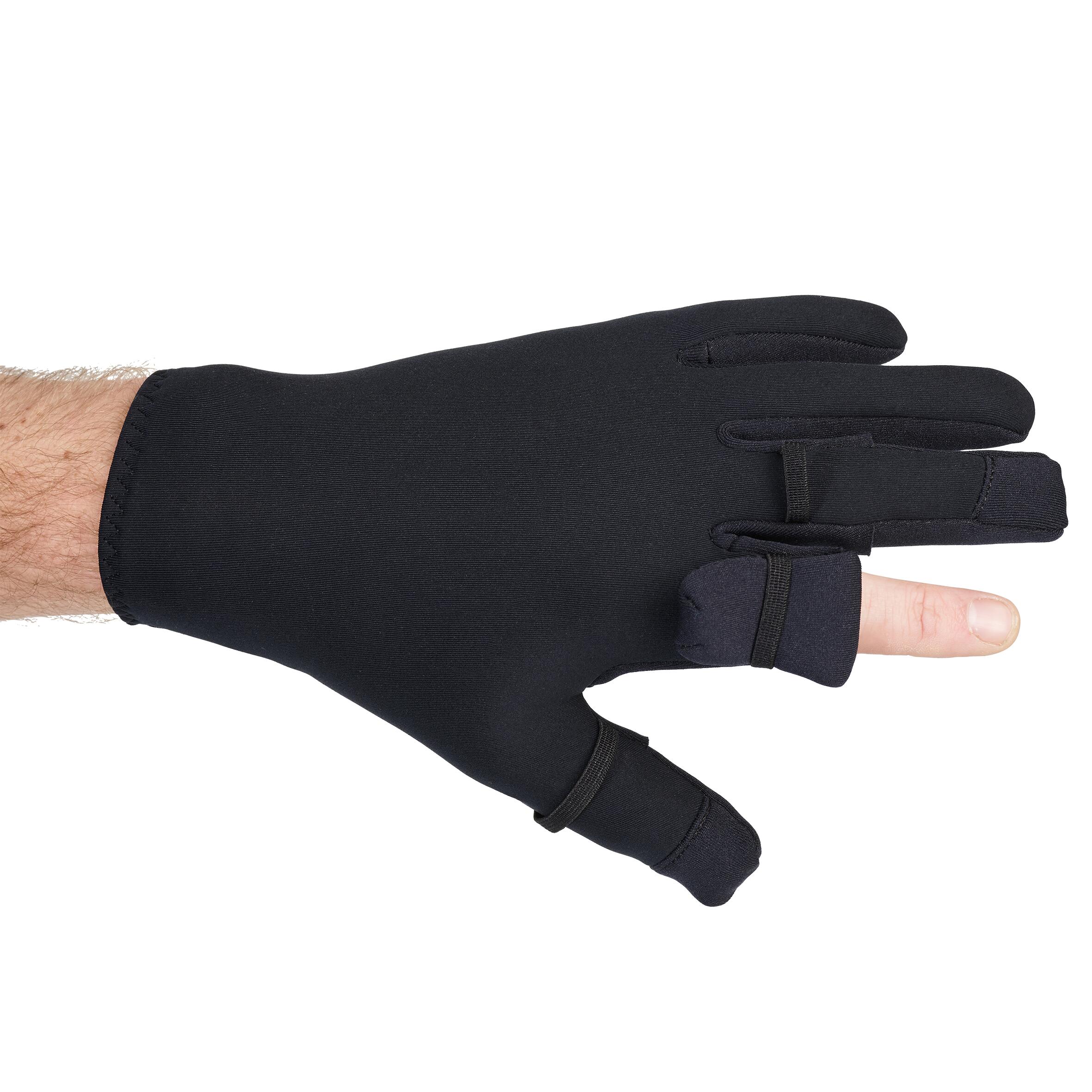 Fishing Neoprene Gloves Thermo with Three Opening Fingers 1 mm 500