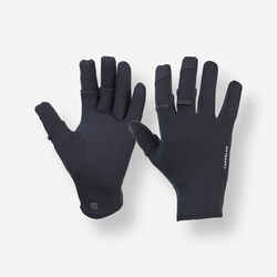 Fishing 1 mm neoprene gloves 500 thermo with three opening fingers black