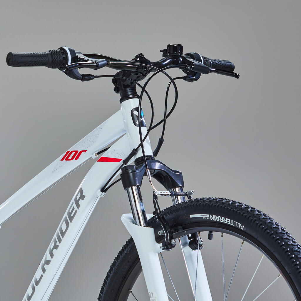 Women's 27.5-inch light aluminium frame mountain bike, white