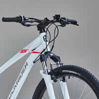 Mountainbike ST 100 27,5 Zoll Damen weiss/rosa