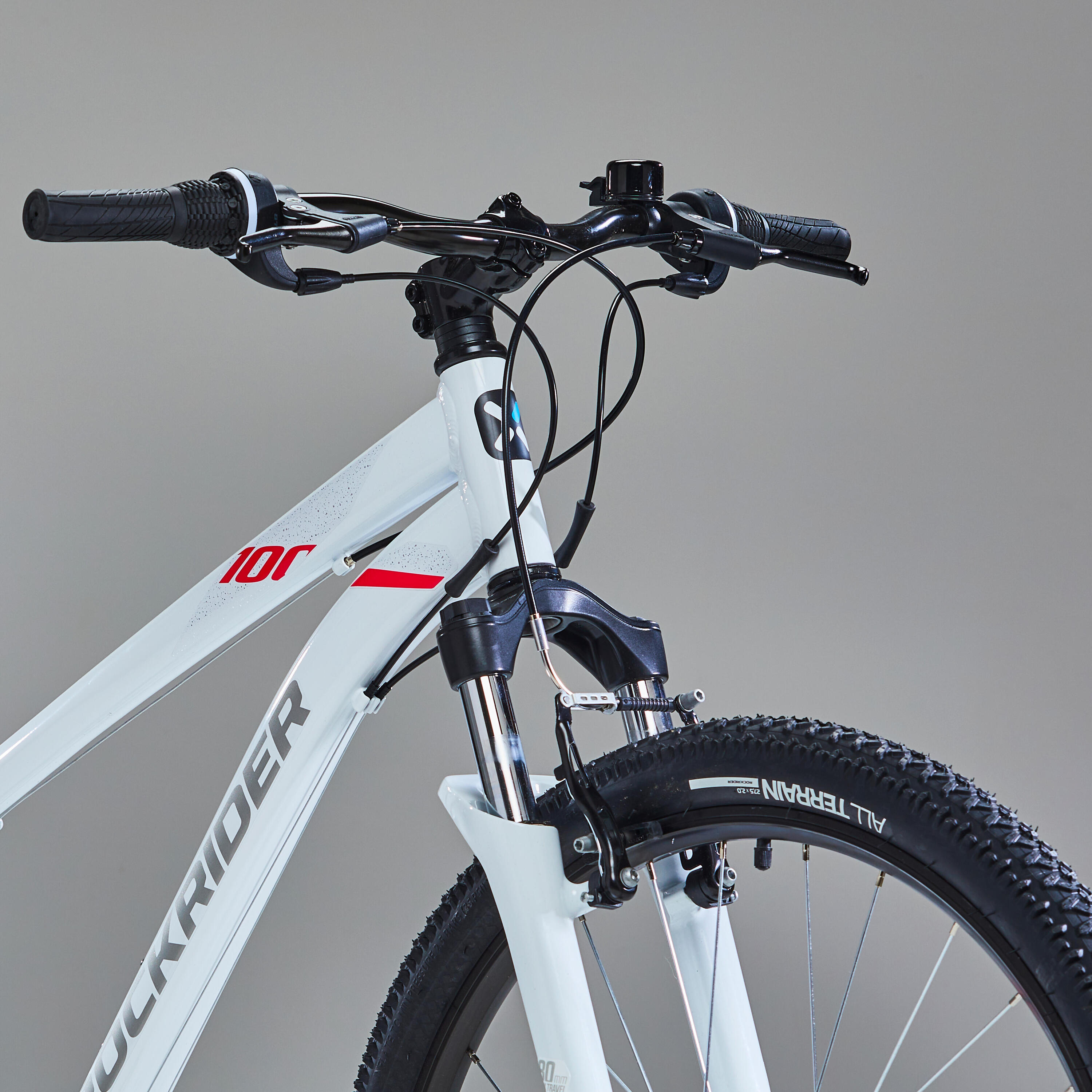 Women's 27.5-inch light aluminium frame mountain bike, white 4/11