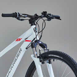 Γυναικείο ποδήλατο βουνού 27,5" ST 100 - Λευκό/Ροζ