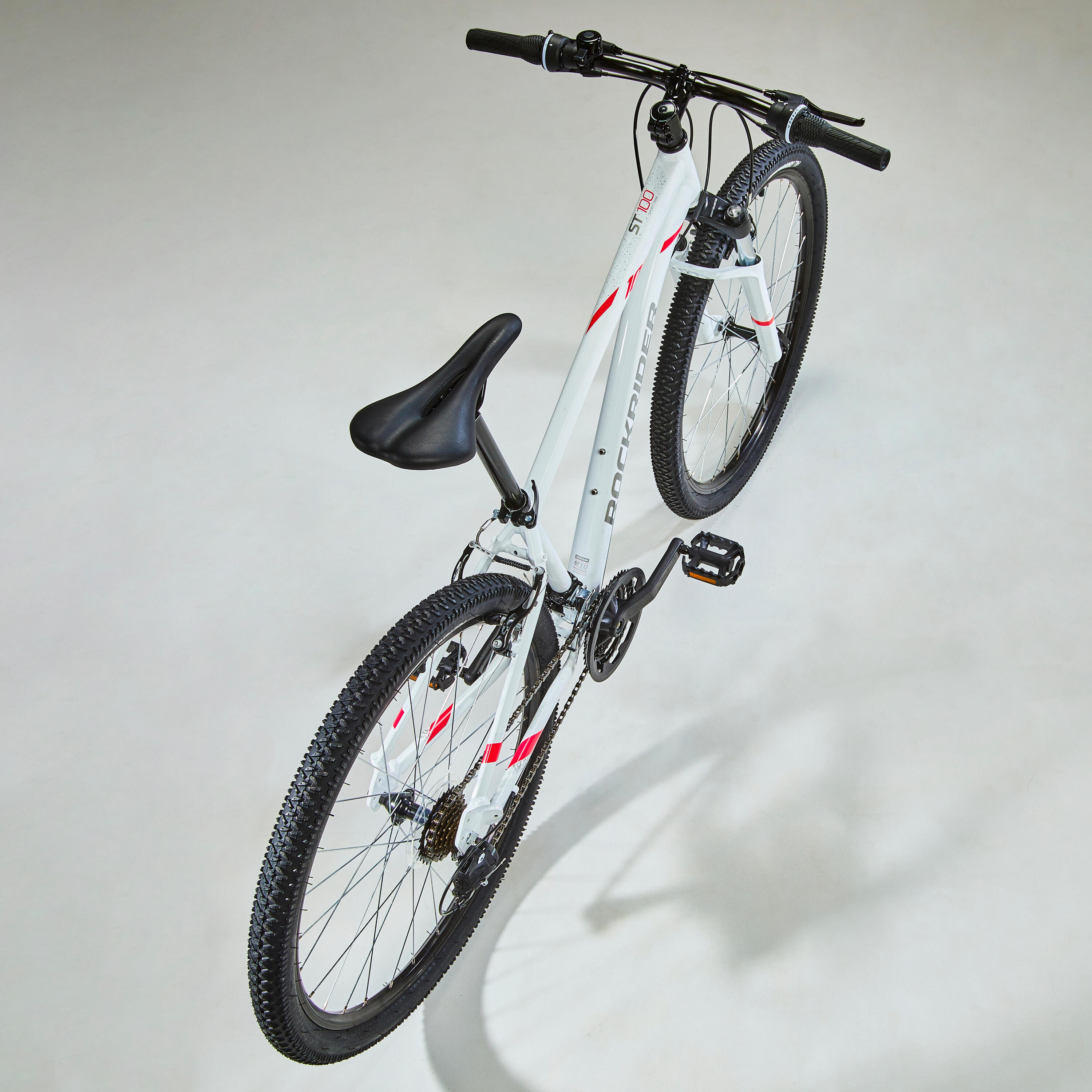Women's 27.5-inch light aluminium frame mountain bike, white 6/11