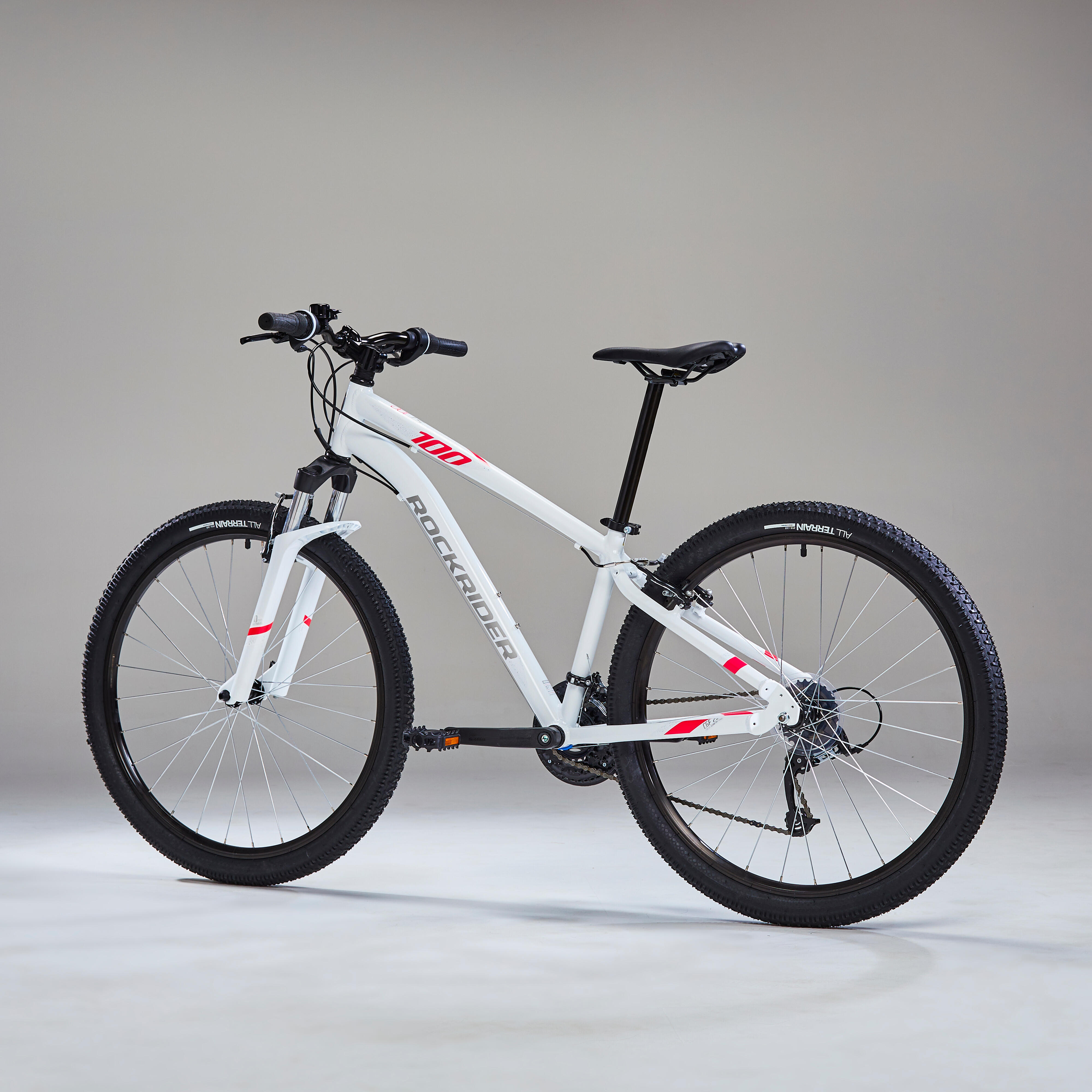 Mtb donna Rockrider ST 100 bianco-rosa 27,5\