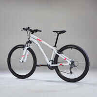 אופני הרים לנשים ST 100 בגודל ‎‎27.5"‎ - לבן/ורוד