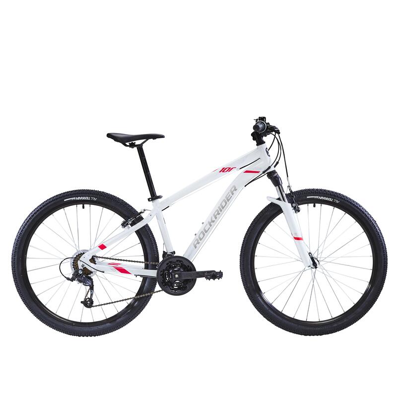 ROCKRIDER Dağ Bisikleti - 27,5 Jant - Beyaz / Pembe - ST 100 ROCKRIDER Dağ Bisikleti - 27,5 Jant - Beyaz / Pembe - ST 100