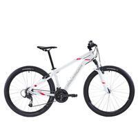 VÉLO VTT ST 100 FEMME BLANC ROSE 27,5"