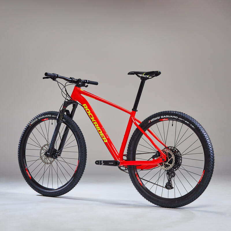 Bicicleta BTT Cross Country XC 120 Quadro Alumínio Vermelho