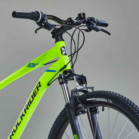 Mountainbike ST 100 27,5 Zoll neongelb