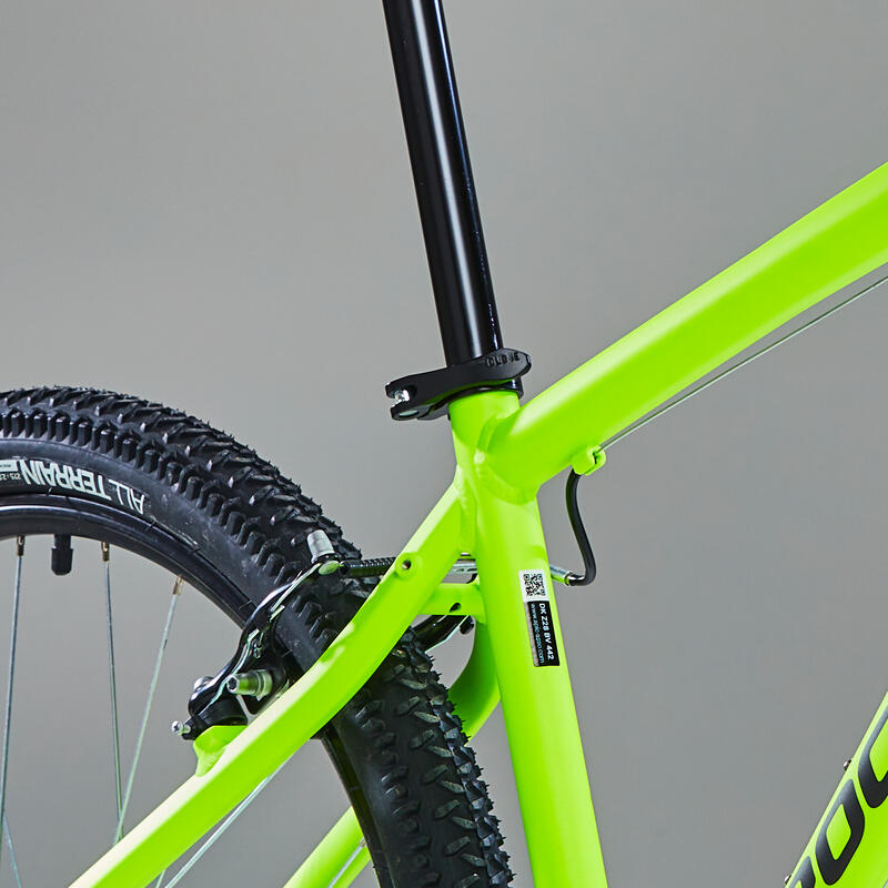 Bicicletă MTB ST 100 27,5" Galben Fluorescent 