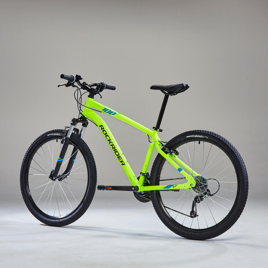 VÉLO VTT ST 100 JAUNE 27,5