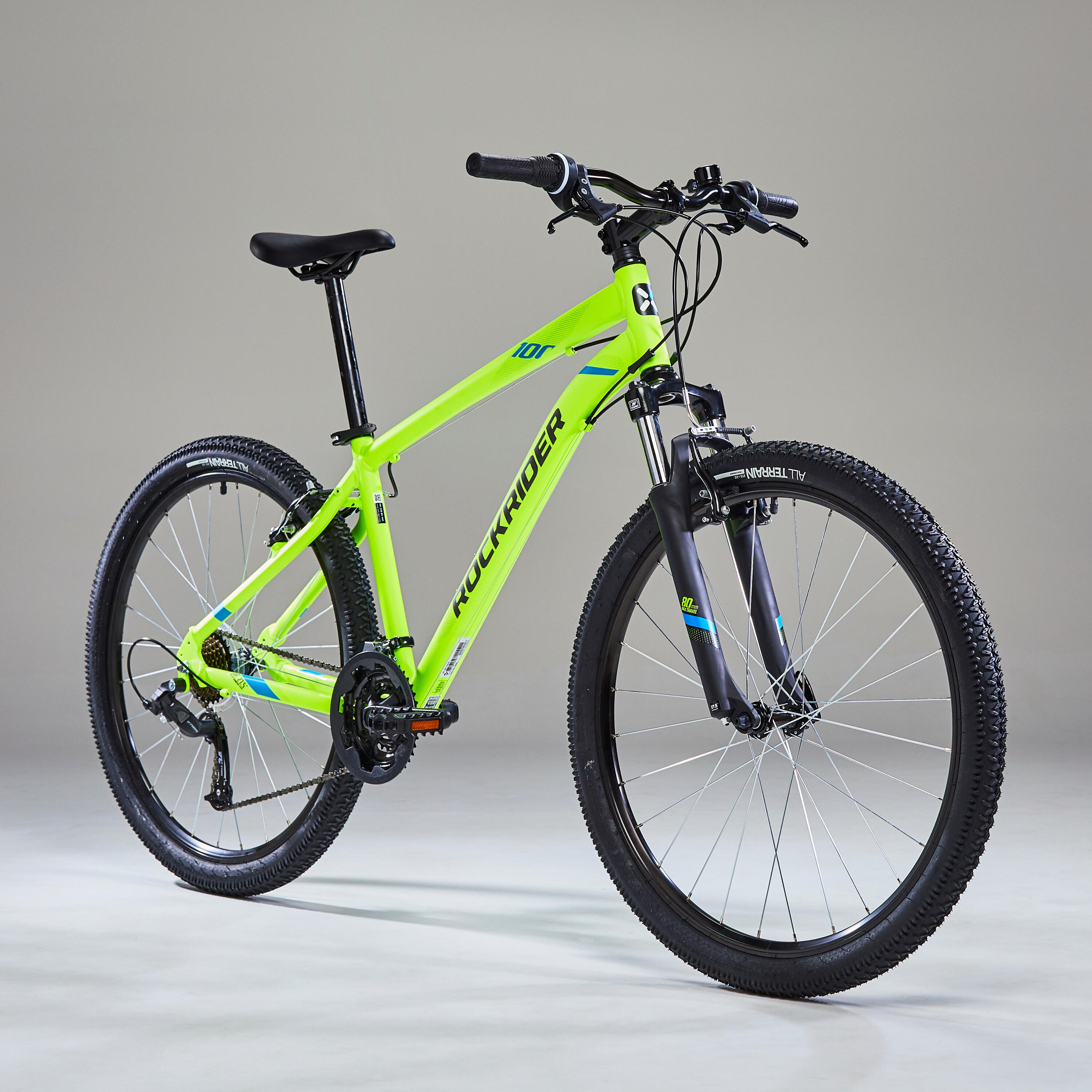 27.5 Inch Mountain bike Rockrider ST 100 - Yellow 3/11