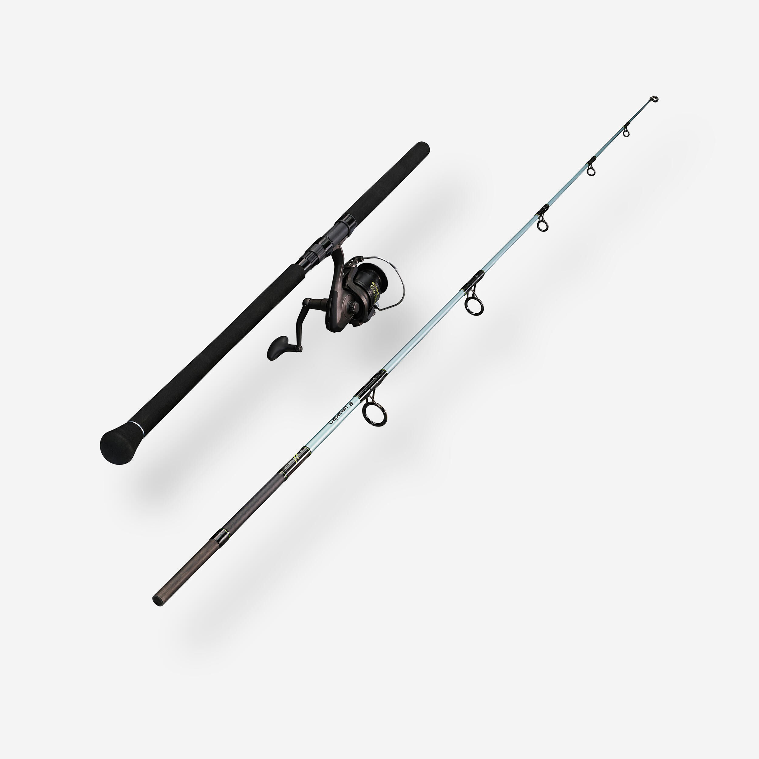 WXM-5 210 MH Lure Fishing Rod - Black, Squirrel grey - Caperlan