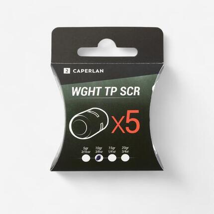 Ciężarki Caperlan do systemu SCR 20 g x 5 na szczupaki