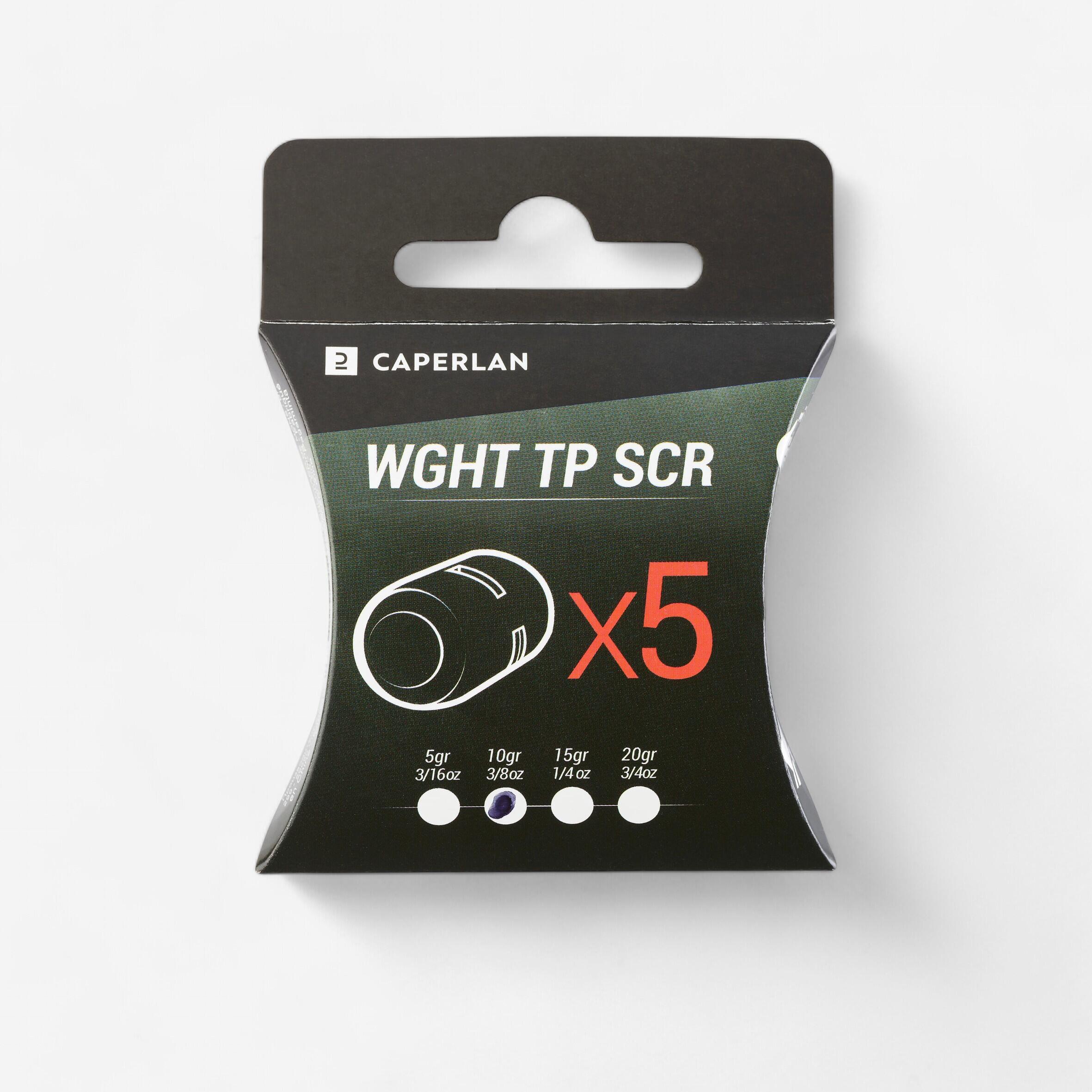 Jigfej ólom, 10 g, 5db Wght TP SCR Caperlan akciós termékkép 1