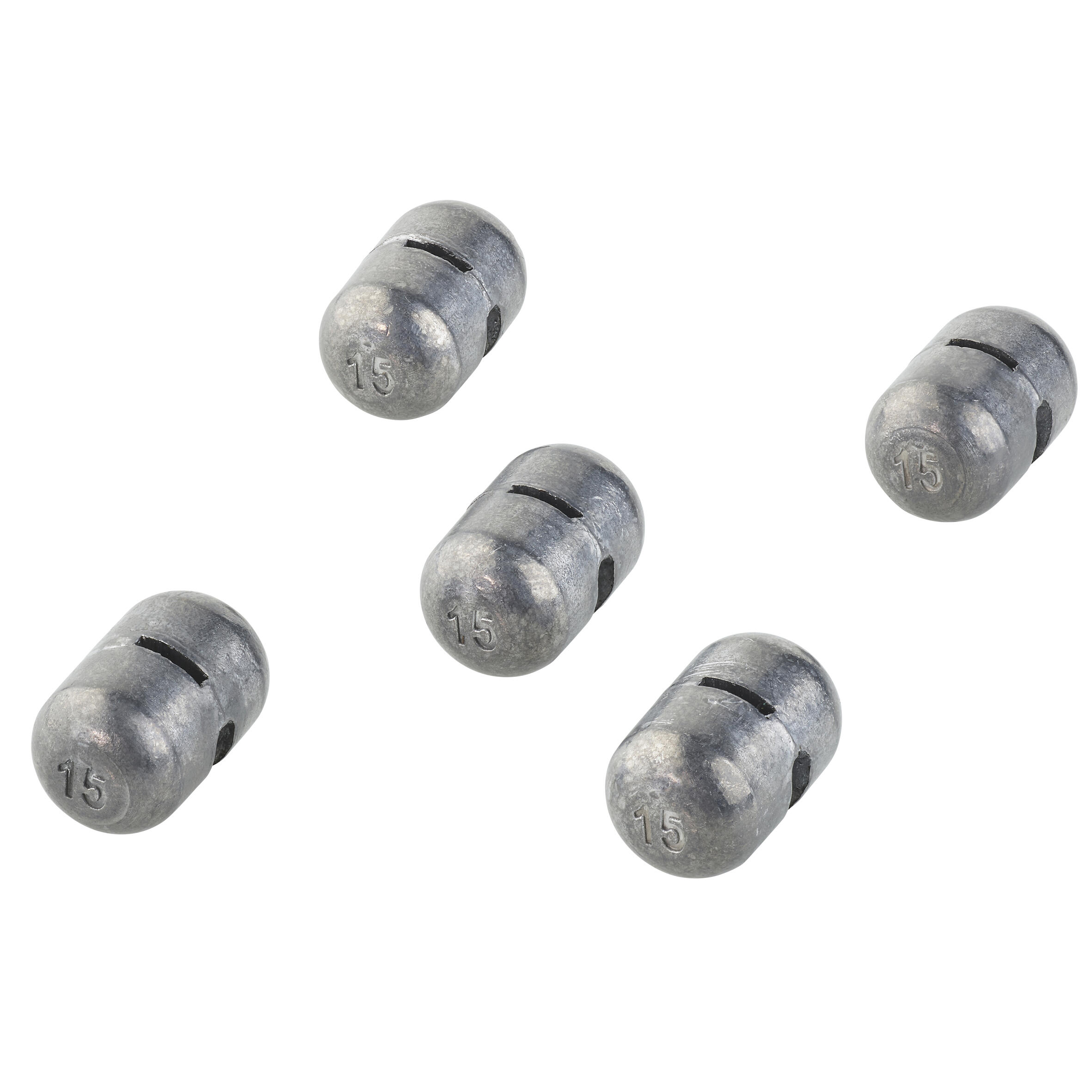 Plomo Cabeza Plomada Pesca Señuelos Lucio WGHT TP SCR 15 g x5 2/3