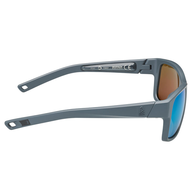 Drijvende polariserende zonnebril voor vissen FG 500 grijs