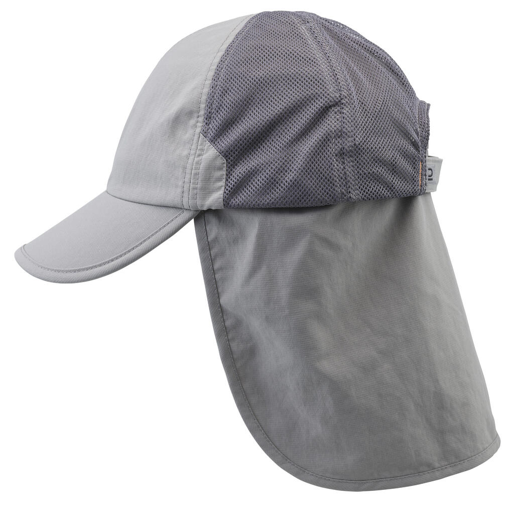 Casquette de pêche pliante - FC 500 F grise