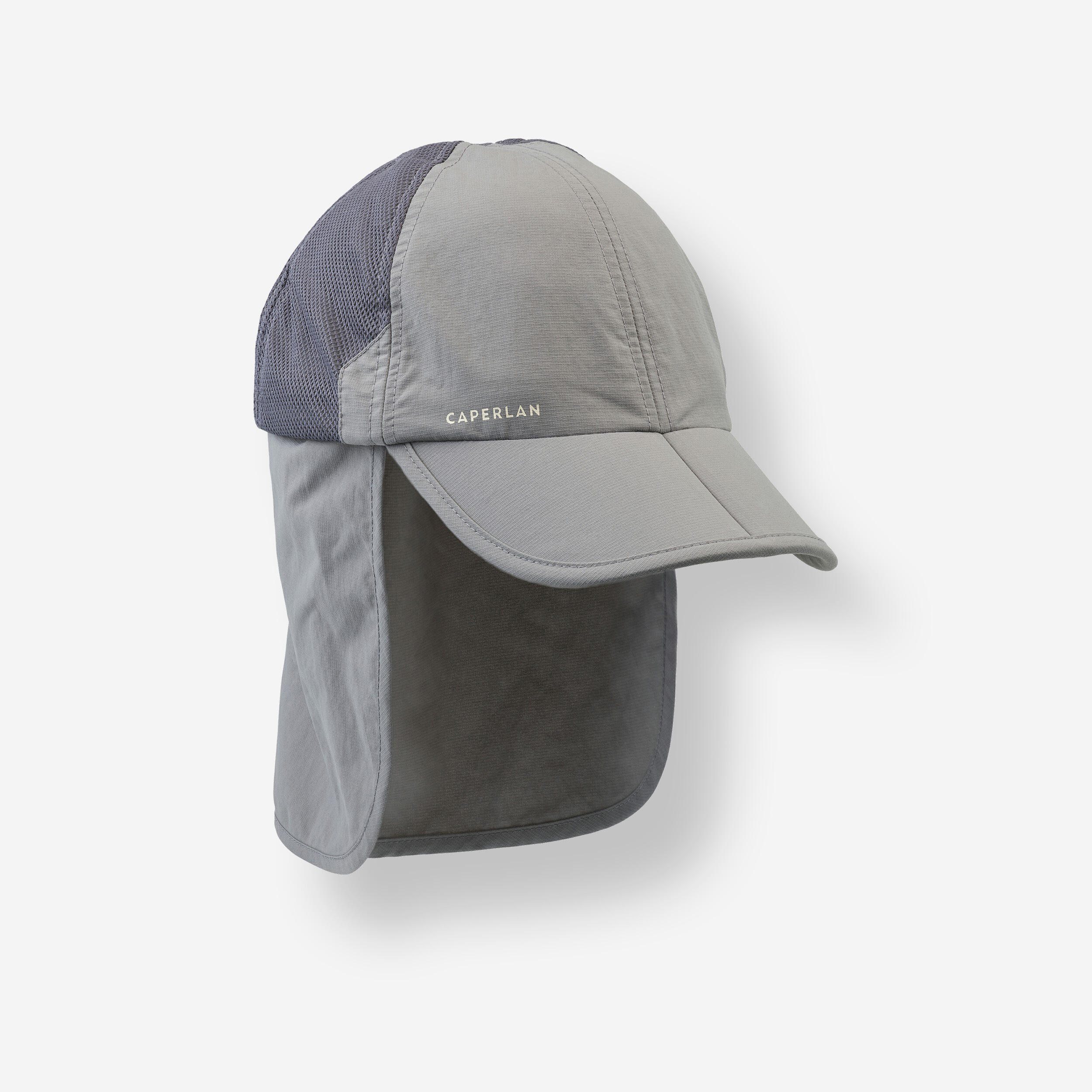 Cappellino pieghevole pesca 500 grigio CAPERLAN | DECATHLON