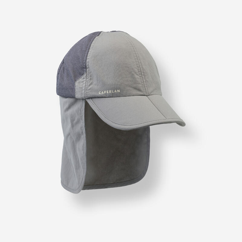 Casquette de pêche pliante - FC 500 F grise